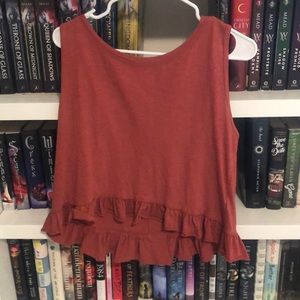 Free People Burnt Orange Tank